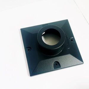 Black Square Mounting Bracket